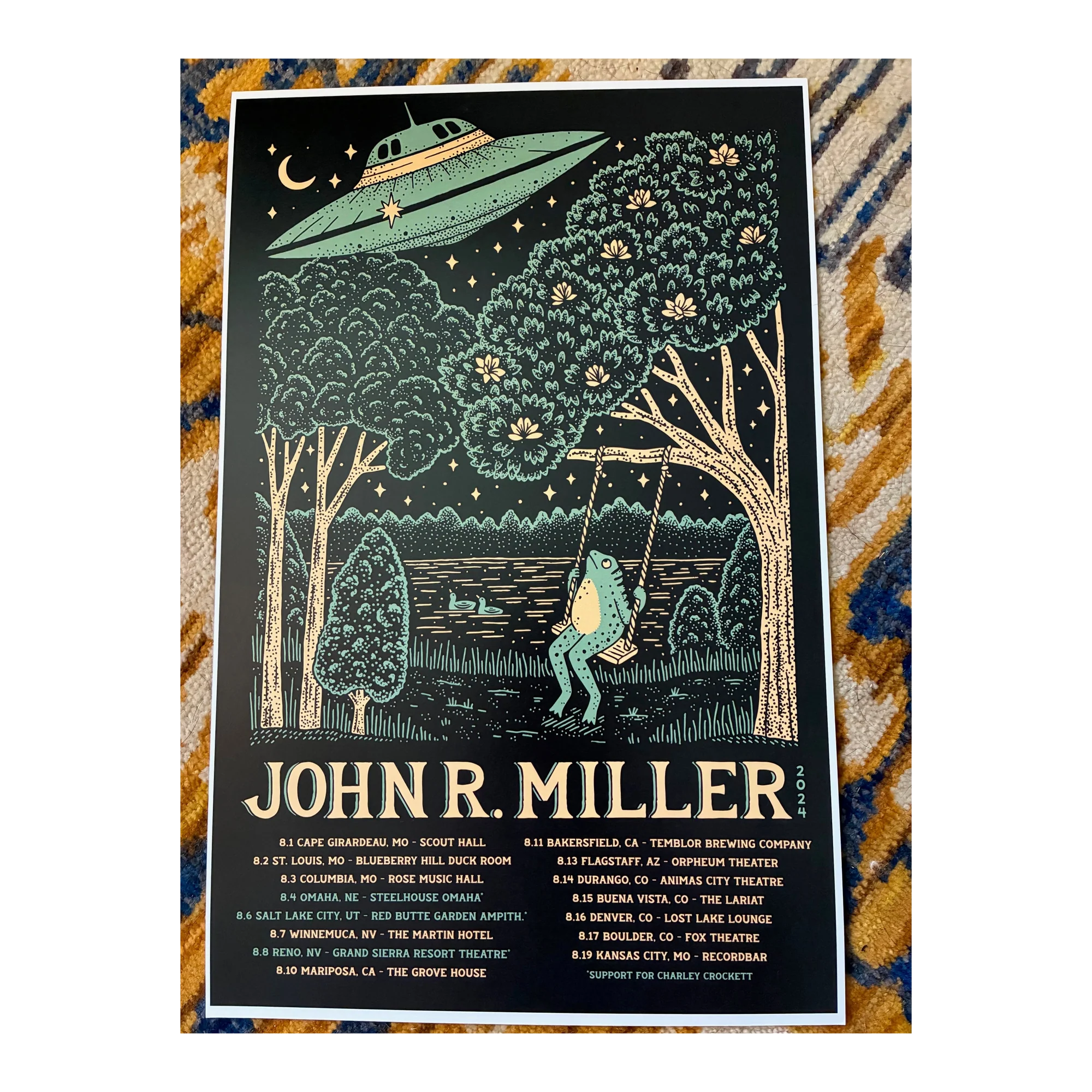 August 2024 Tour Poster