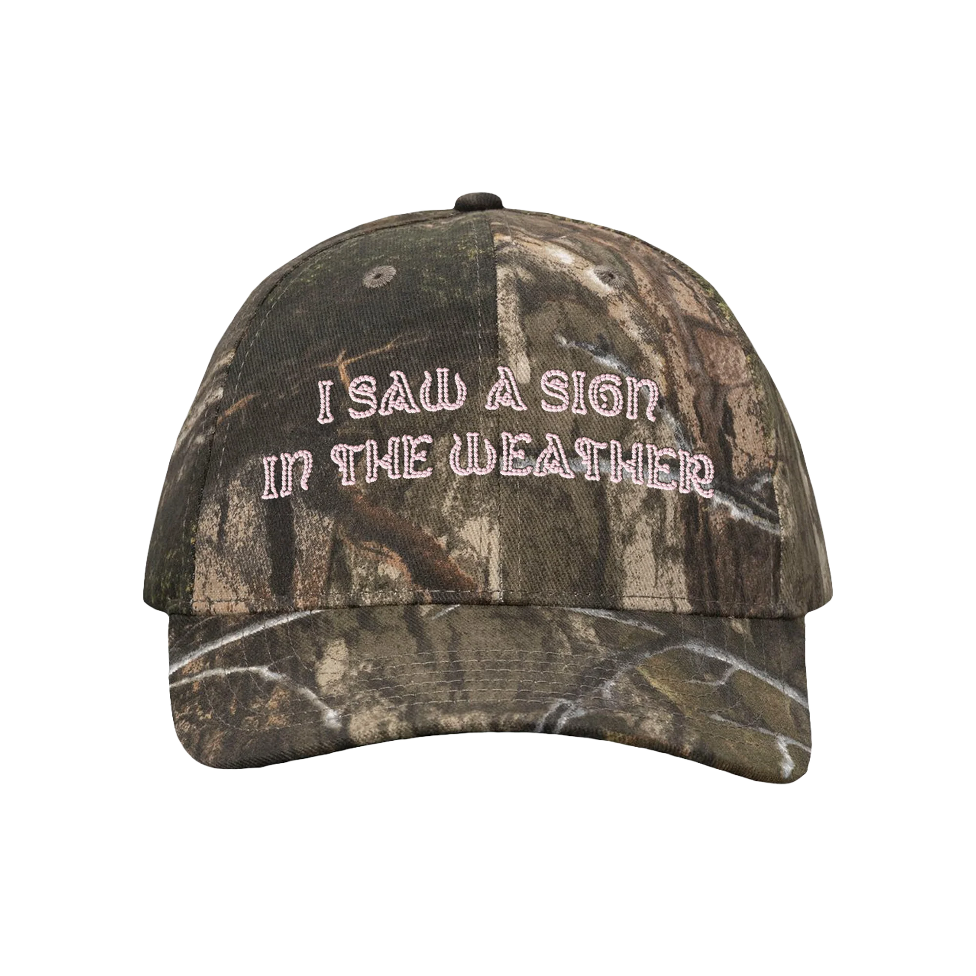 I Saw A Sign Camo - Dad Hat - Image 2