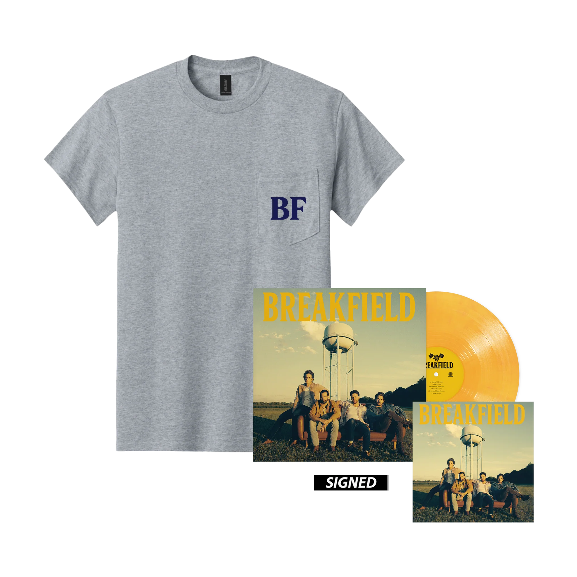 Breakfield Yellow Ecomix Vinyl + Signed Print + Tee