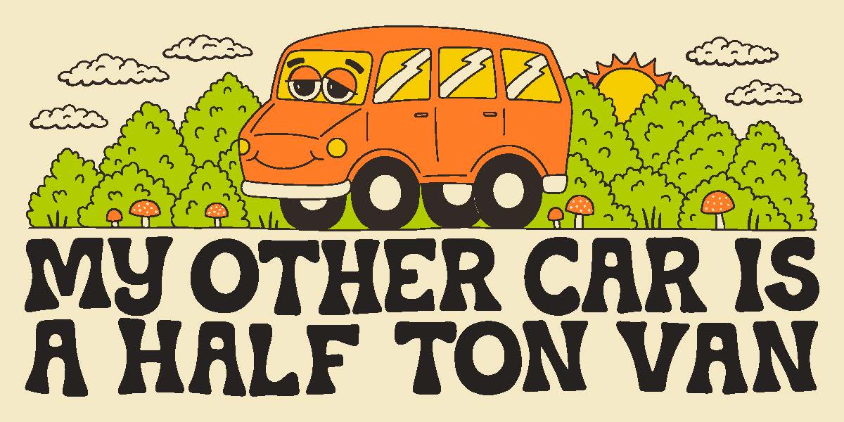 Half Ton Van - Stickers - Image 2