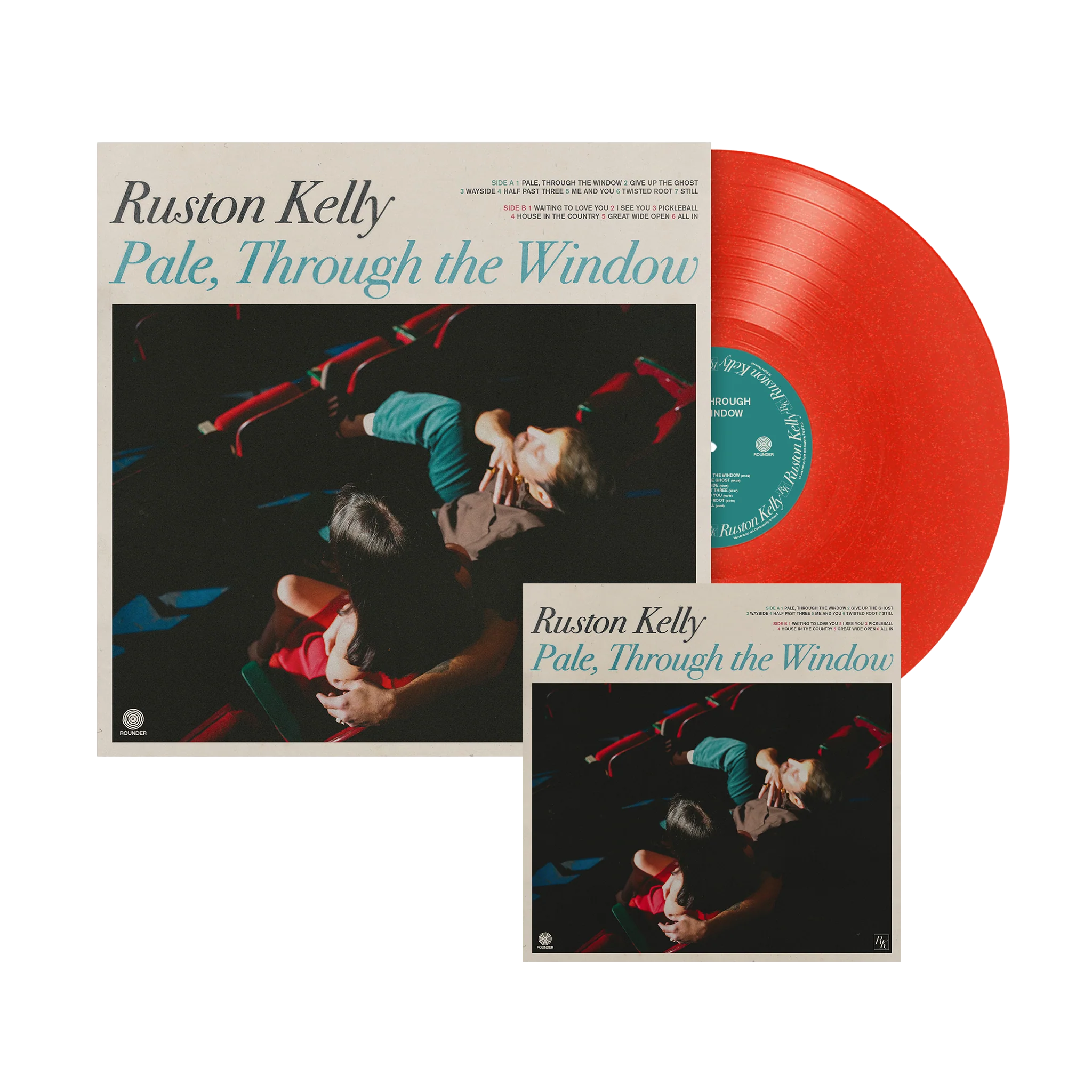 Pale, Through The Window - Sunliner Red Vinyl + Signed 12x12 Print