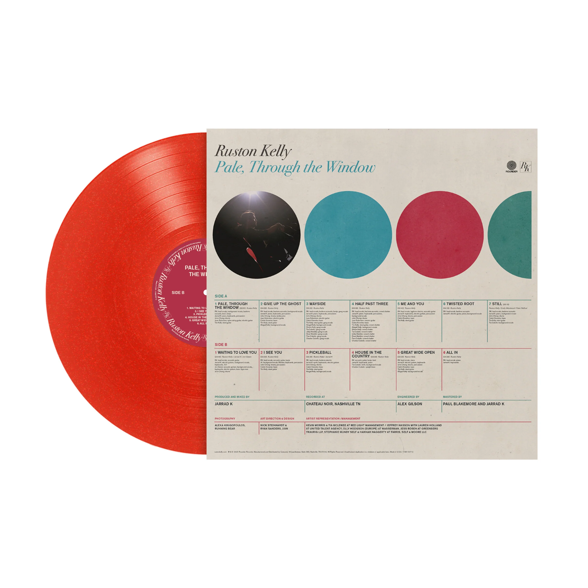 Pale, Through The Window - Sunliner Red Vinyl + Signed 12x12 Print - Image 3