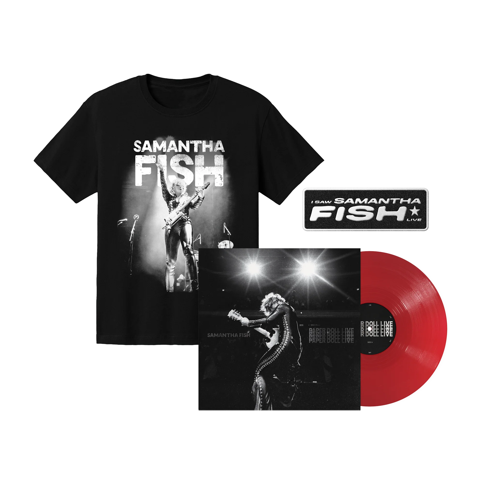 Paper Doll (Live at the Bijou) - Opaque Apple Red Vinyl + Tee + Patch