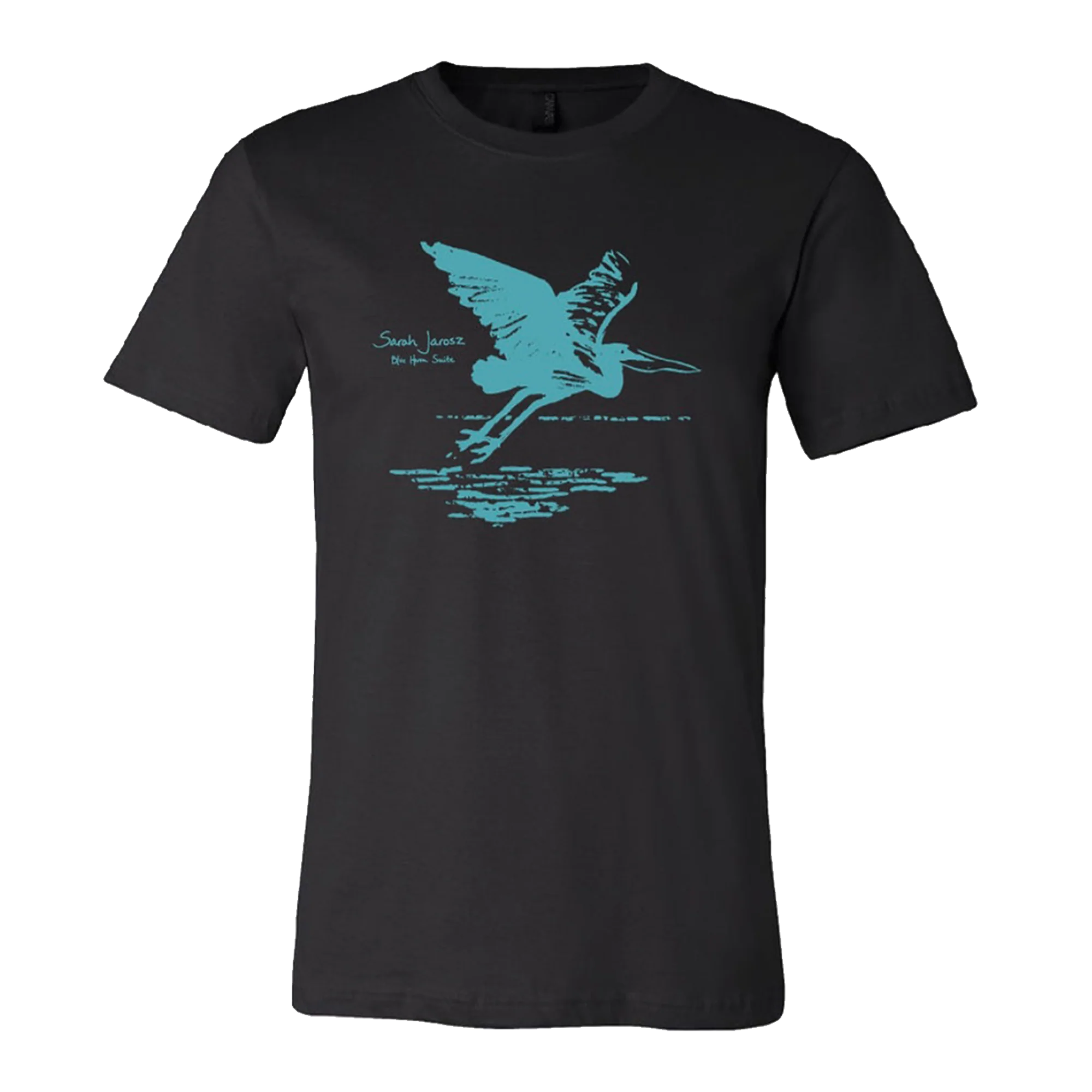 Blue Heron Suite Flying Heron Black - Tee